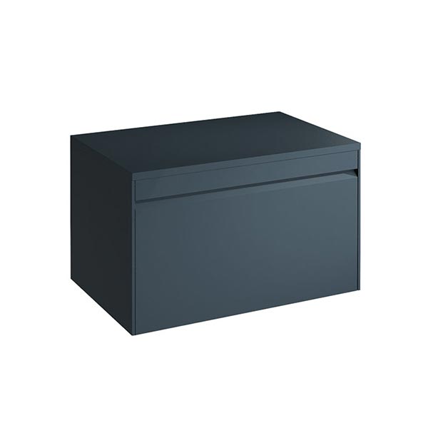 HAMPTON 700MM 1 DRAWER WALL UNIT SAPPHIRE WITH WORKTOP